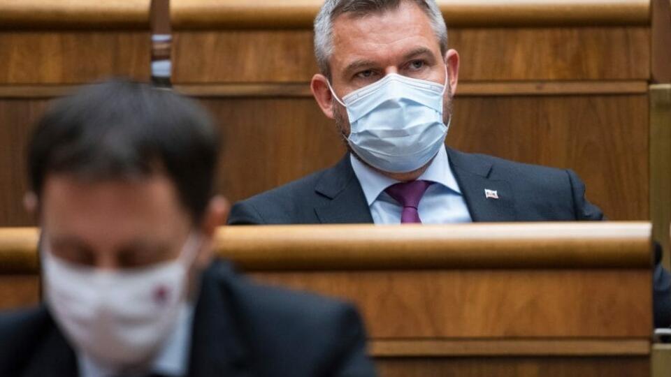 Peter Pellegrini a Eduard Heger