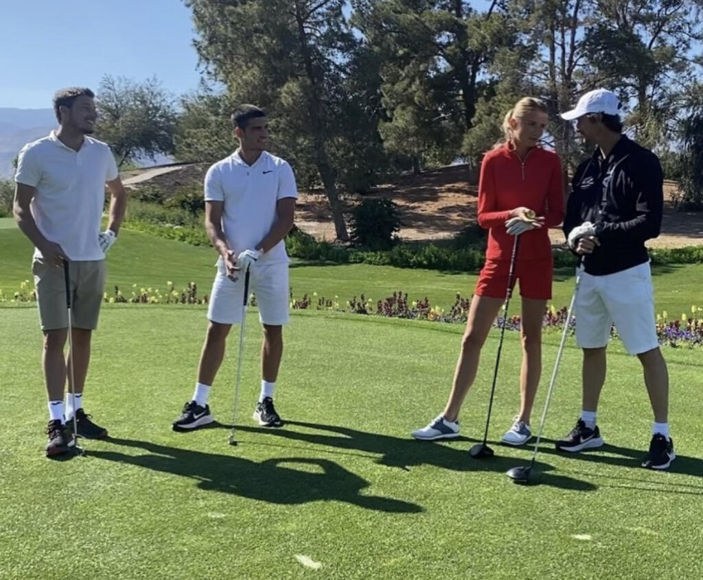 Daniela Hantuchová si na MDŽ zahrala obľúbený golf.