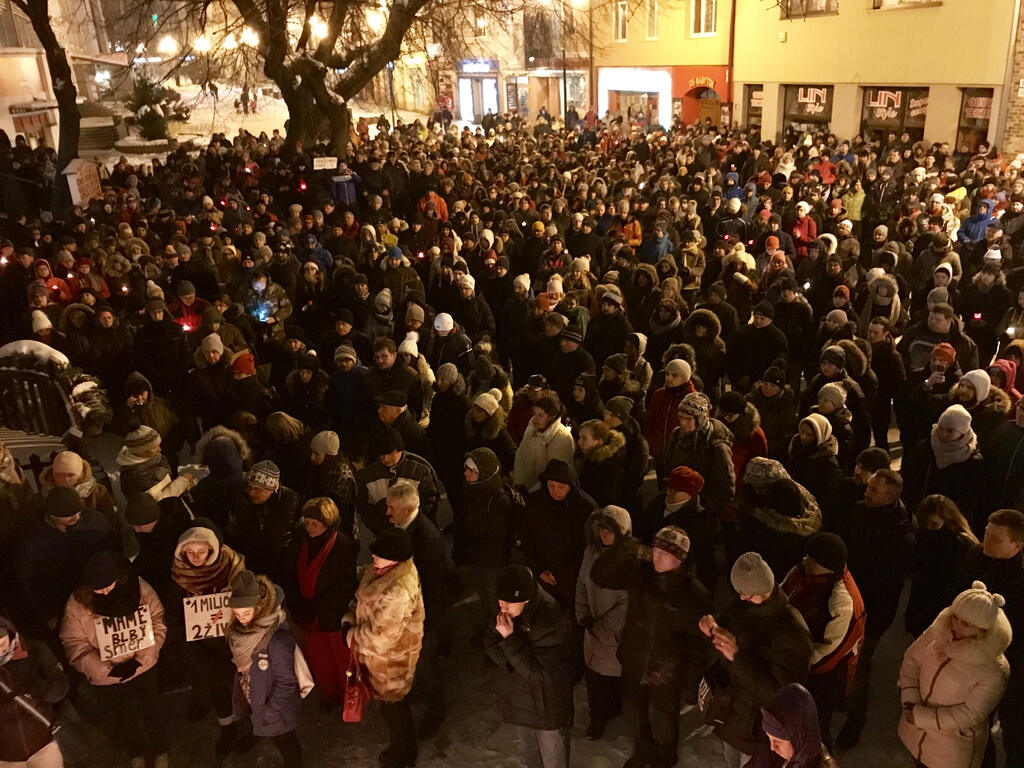 Spomienkový pochod za Jána Kuciaka a Martinu Kušnírovú v Poprade