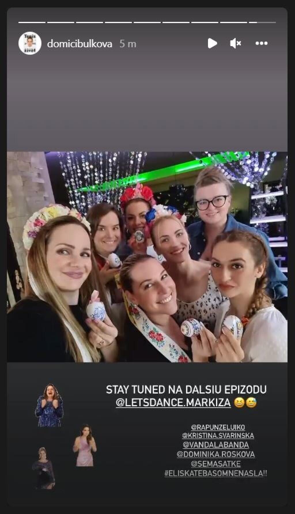 Cibulková na sociálnej sieti odhalí aj zábery zo zákulisia Let's Dance.