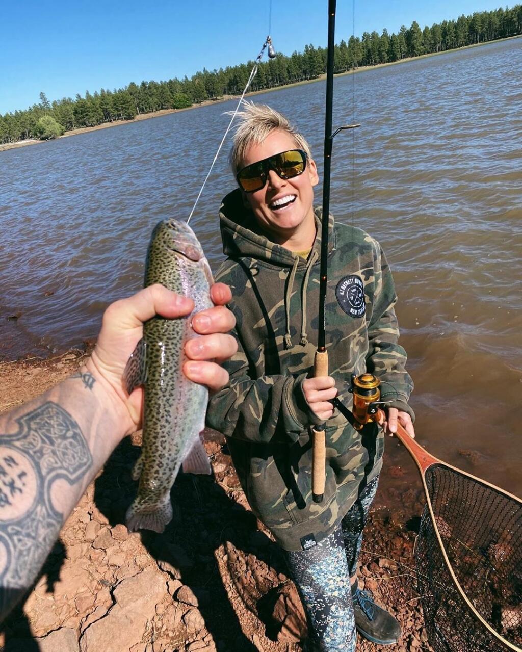 Američanka Bethanie Mattek-Sandsová si vyskúšala rybárstvo.
