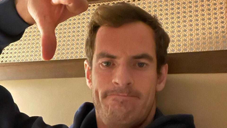 Britský tenista Andy Murray priložil k spomínanej informácii na Instagrame túto fotografiu.