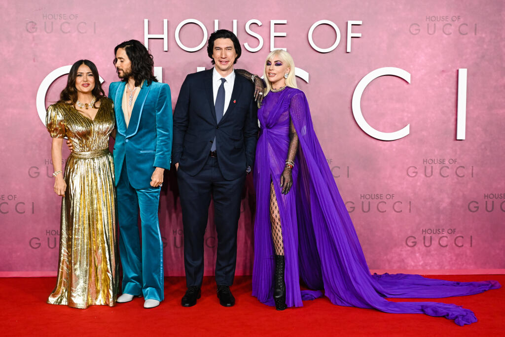 Jared Leto nevedel odtrhnúť oči od výstrihu Salma Hayek.