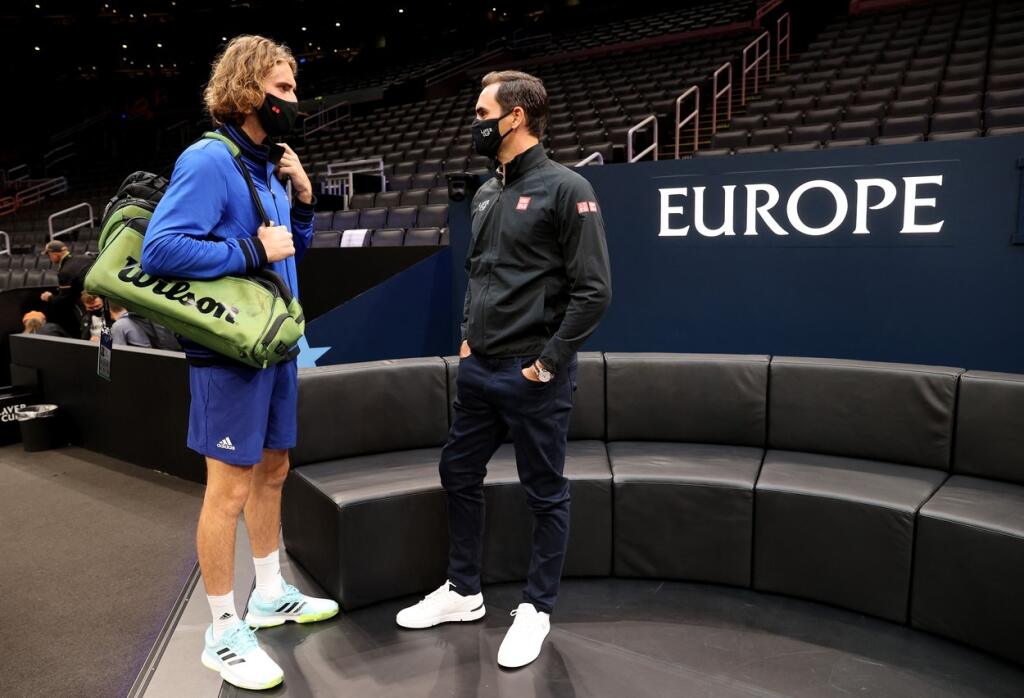 AJ pri rozhovoroch s hráčmi bolo jasné, že Federer nemé nohu stále v poriadku.
