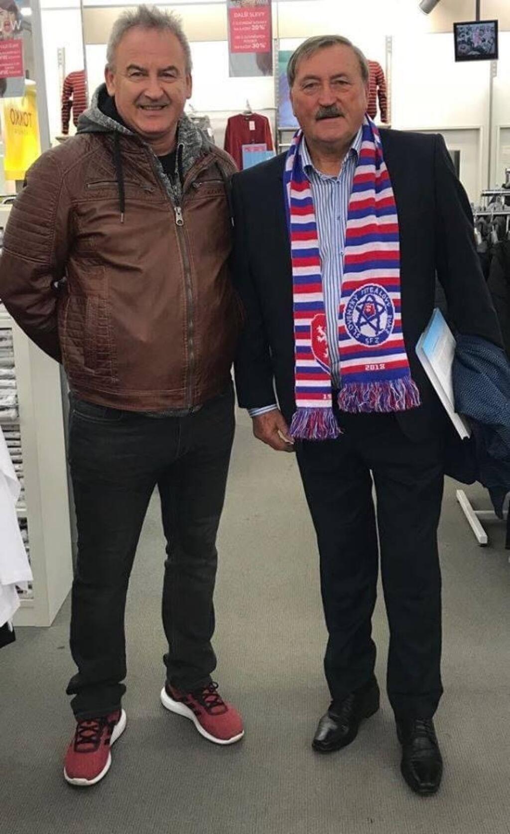 Goffa pred pár mesiacmi s legendárnym Panenkom.