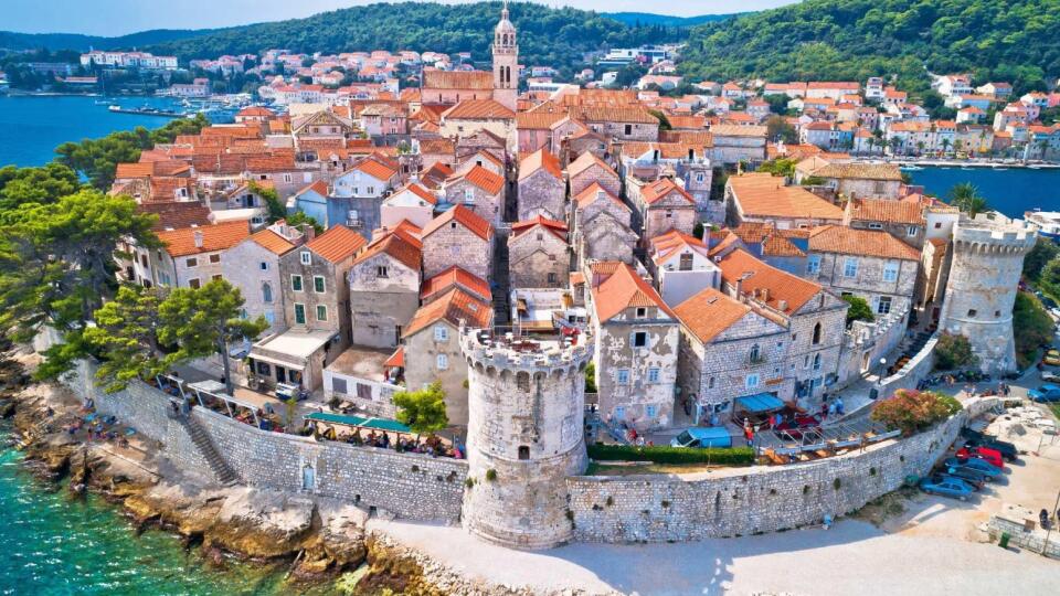 Korčula, Chorvátsko.