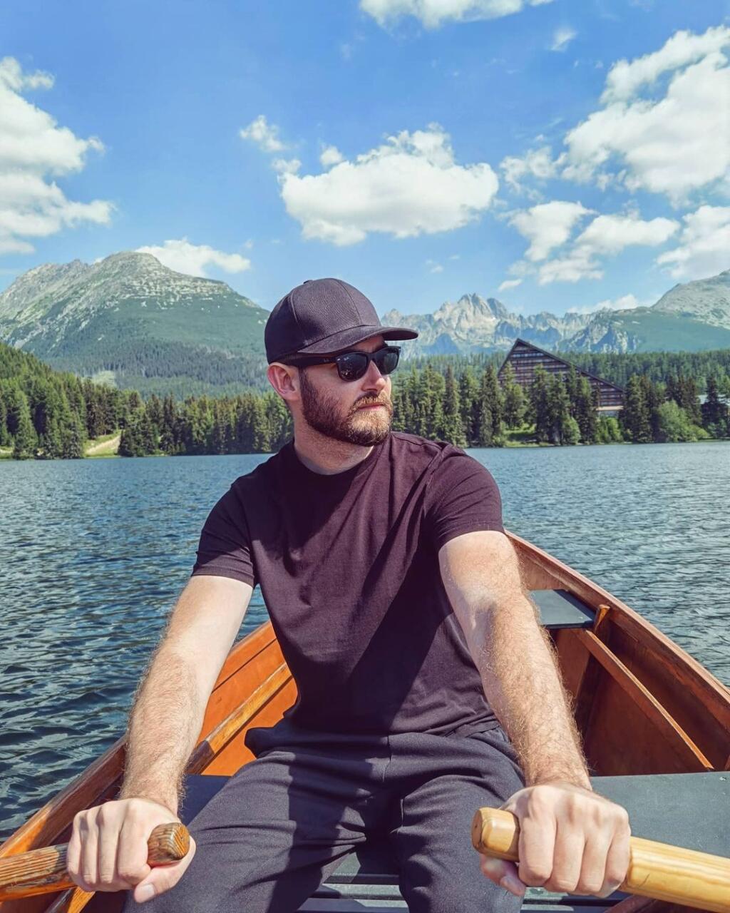 Lukáš Kimlička v Tatrách.