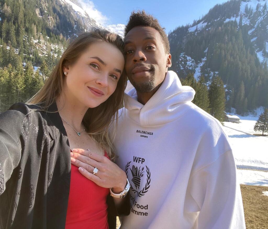 Tenisový párik Monfils a Svitolinová chystajú svadbu.