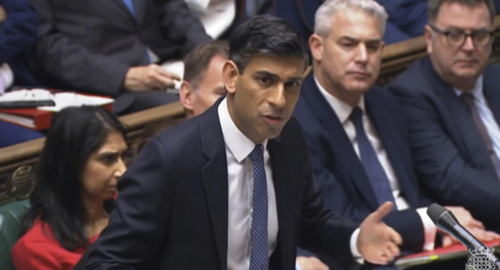 Britský premiér Rishi Sunak