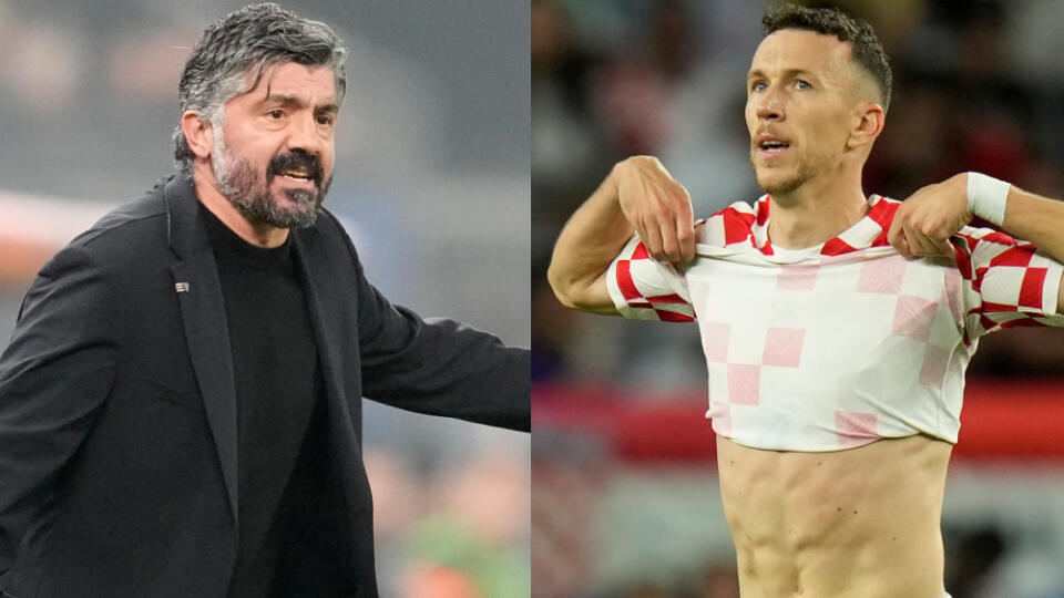 Gennaro Gattuso a Ivan Perišič.