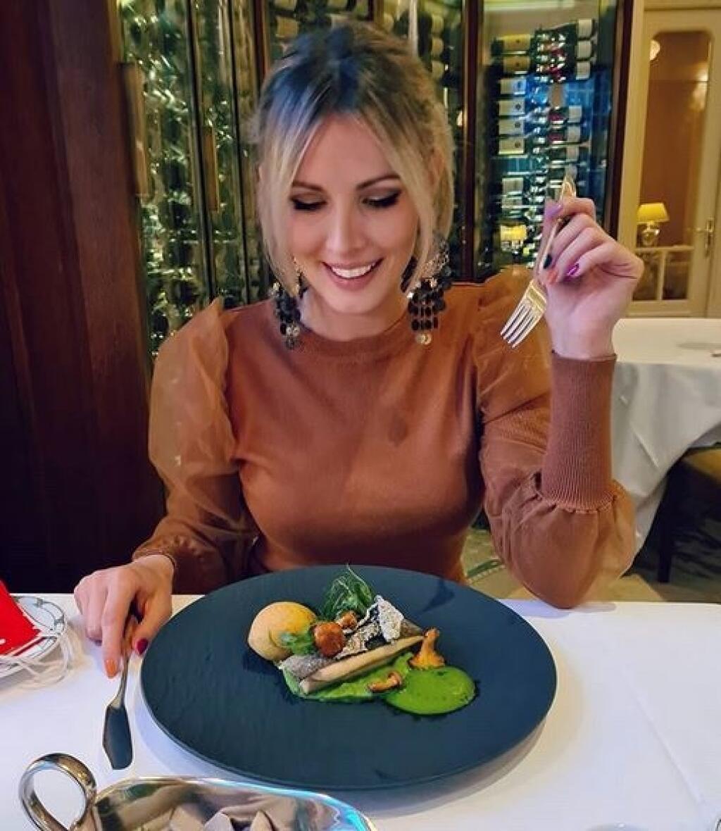 Kalisová: Pochutnala si na špičkovom jedle od známeho šéfkuchára.