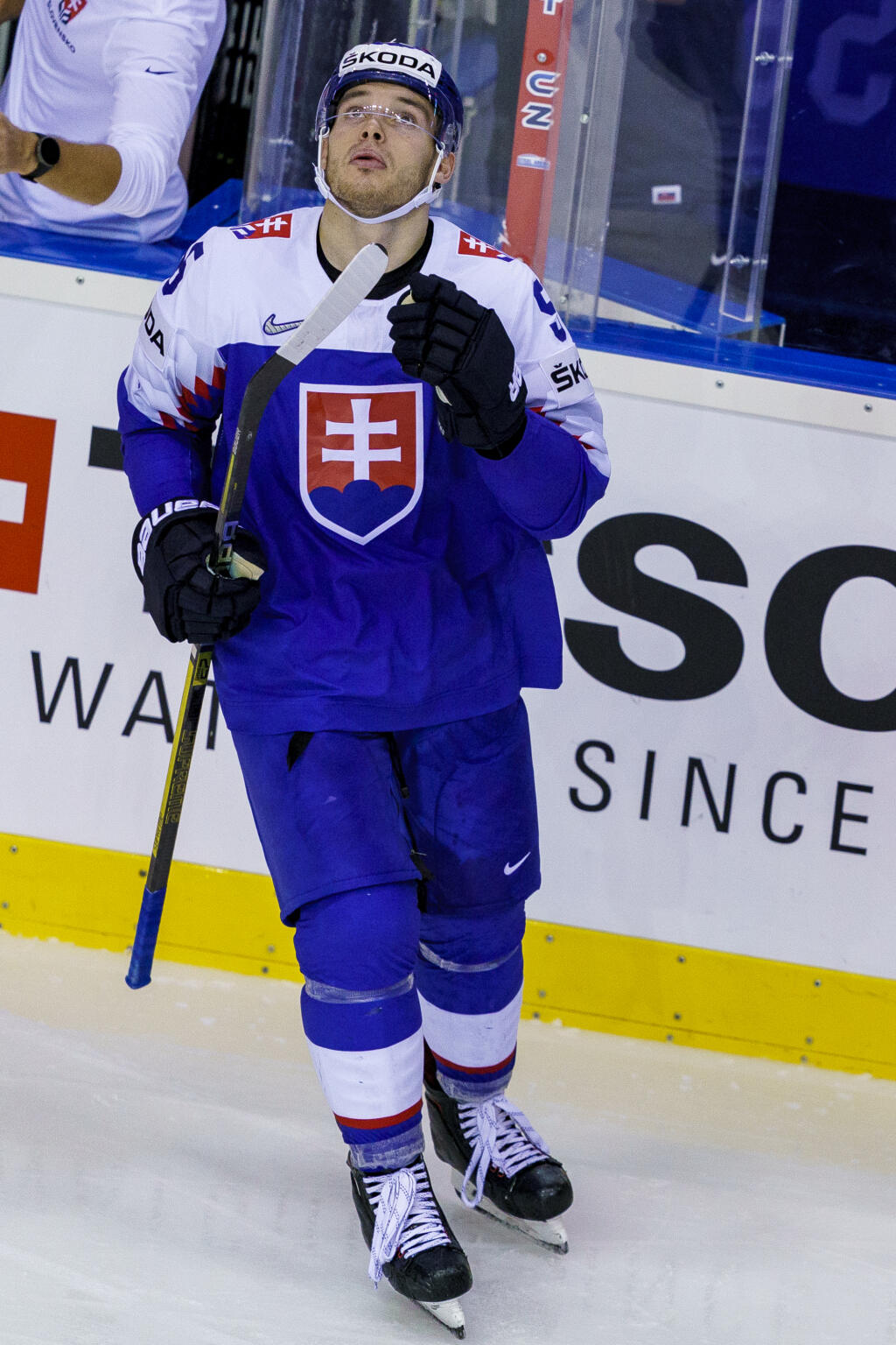 Na snímke Marko Daňo počas zápasu A skupiny hokejových Majstrovstiev sveta IIHF 2019 medzi reprezentáciami Slovenska a Kanady.