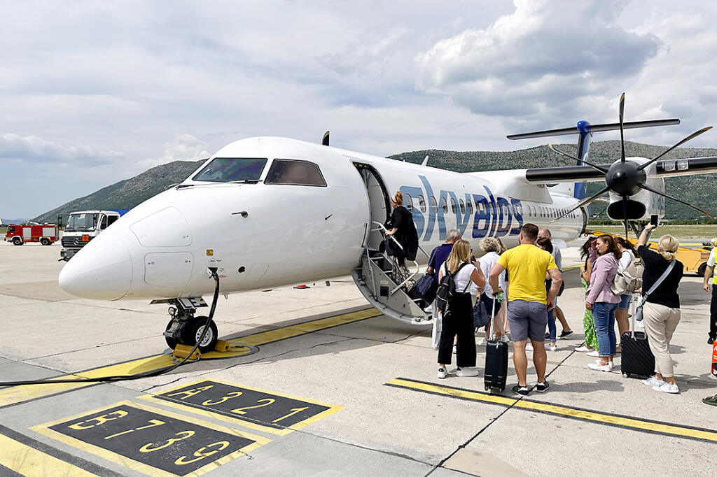 Pravidelná linka. Až do polovice septembra bude lietať na trase Bratislava – Dubrovník.