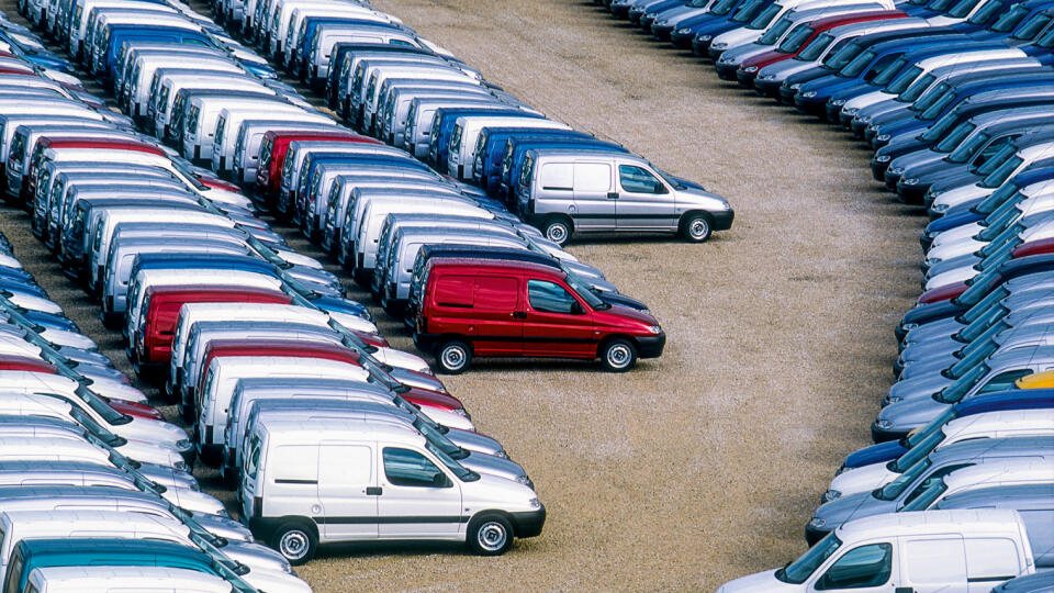 Rows of One Car Make