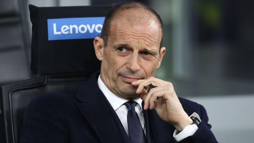 Tréner Massimiliano Allegri.