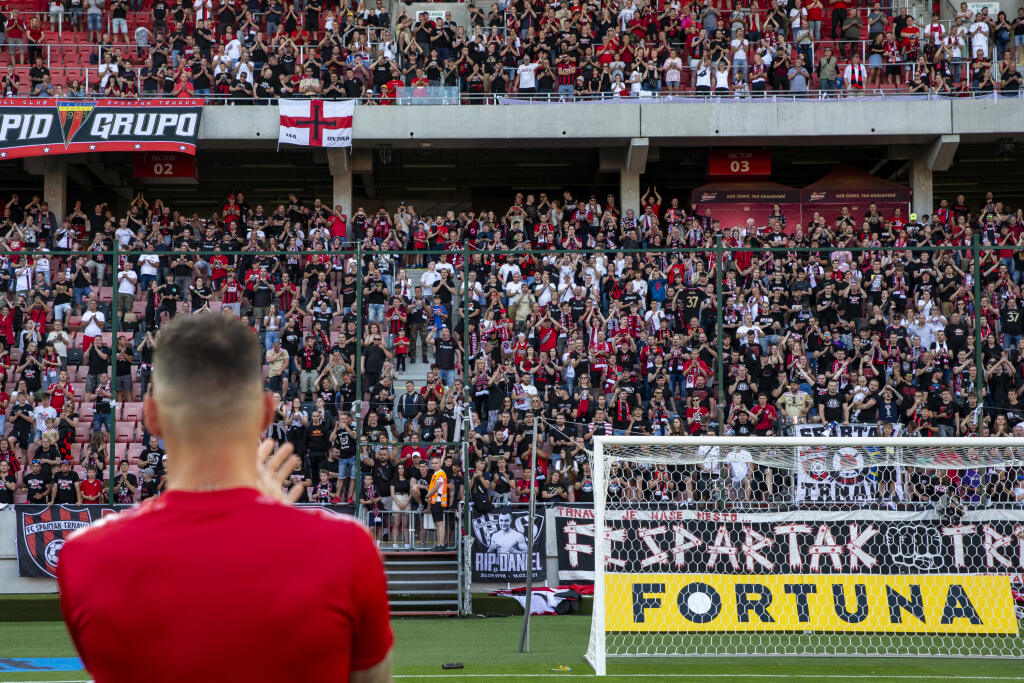 V duely 10. kola Fortuna ligy sa stretol FC Spartak Trnava a DAC Dunajská streda. Tento zápas bol posledný pre stopéra Spartaka Martina Škrtela.