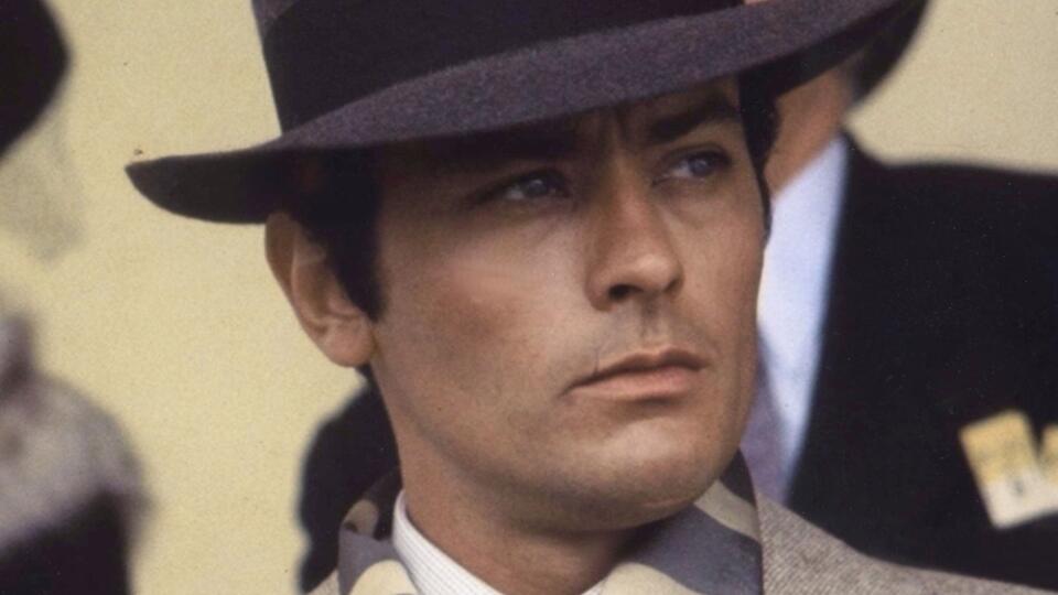 Alain Delon On the set of Borsalino