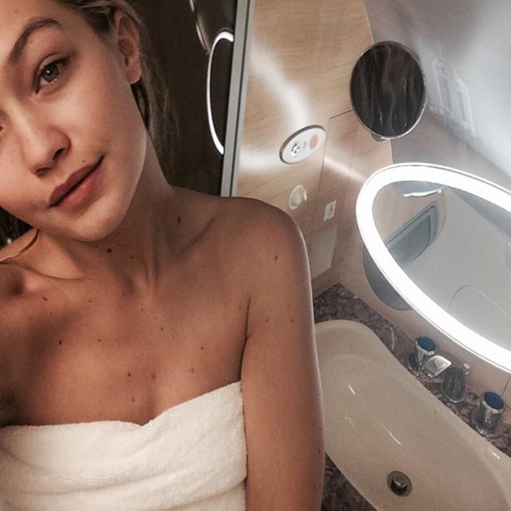 Modelka Gigi Hadid je pekná aj bez mejkapu.