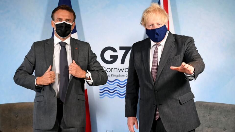 Boris Johnson, Emmanuel Macron