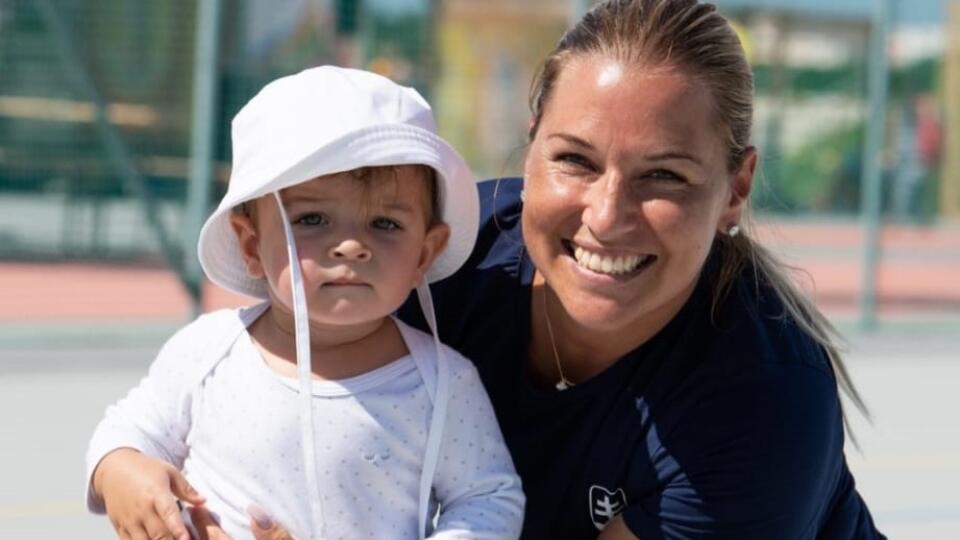 Dominika Cibulková na olympijskom festivale.