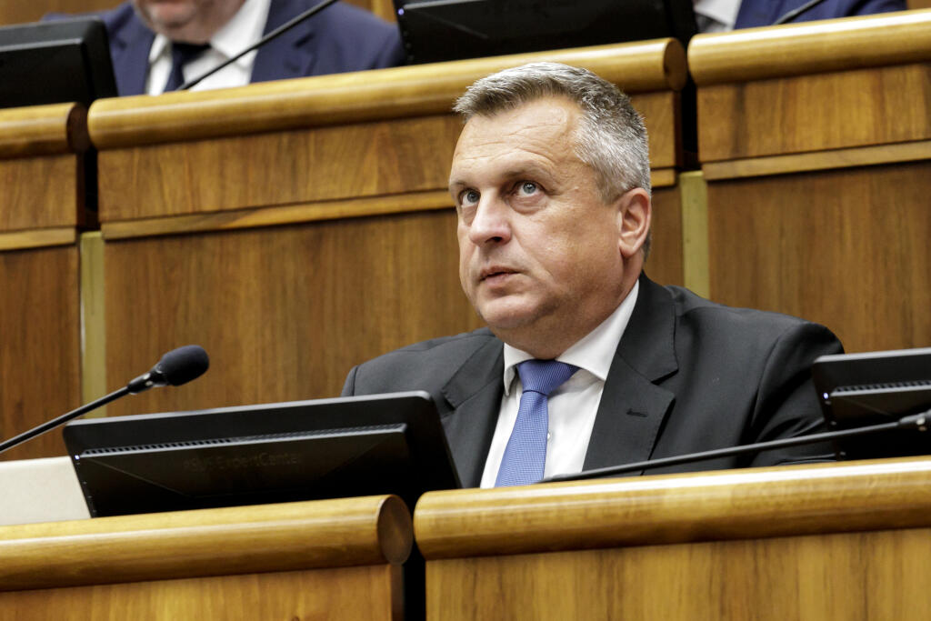 Na snímke podpredseda NRSR Andrej Danko (SNS) počas 19. schôdze NRSR v Bratislave 10. septembra 2024. FOTO TASR – Dano Veselský