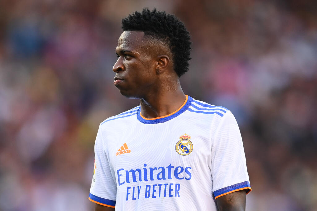 Vinicius počas El Clasica proti Barcelone.