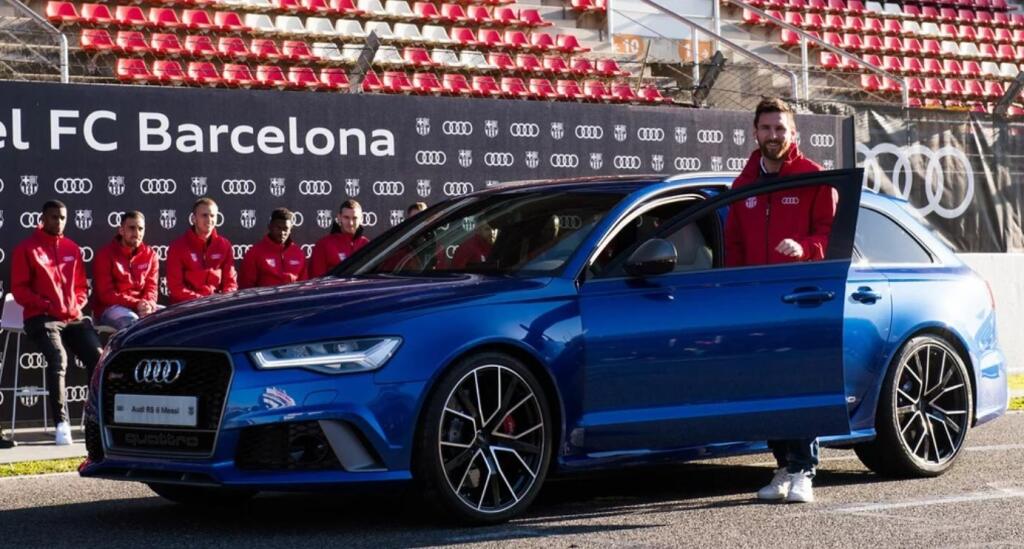 Ako hráč Barcelony jazdil Lionel Messi najčastejšie na značke Audi.
