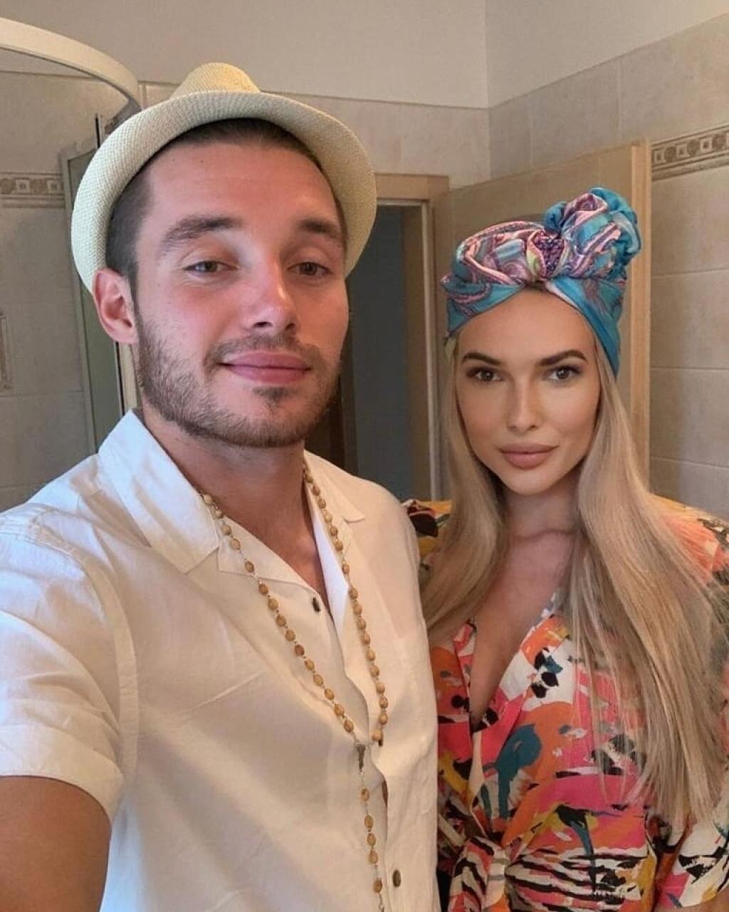 Marko Daňou so svojou budúcou manželkou Petrou Polákovou.