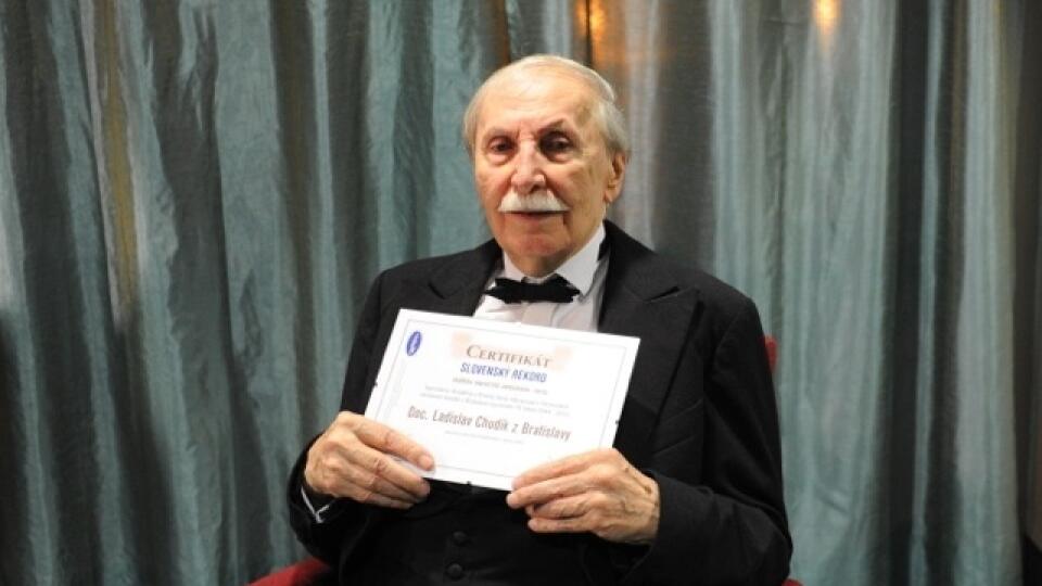 Ladislav Chudík dostal ocenenie za nepretržité zamestnanie!