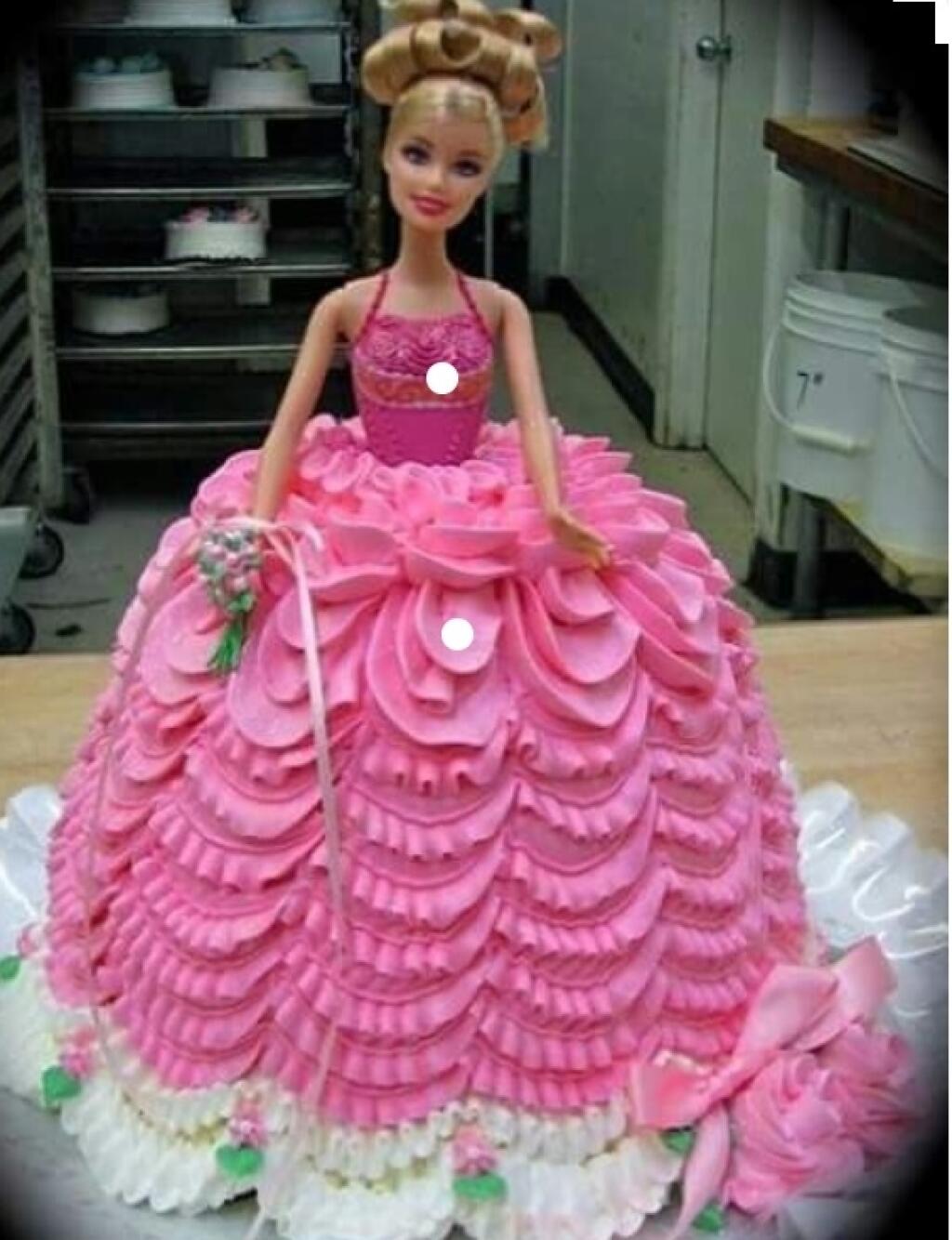 Торт кукла для девочки