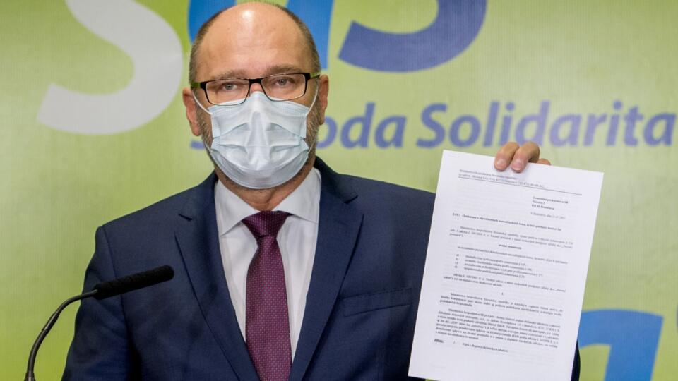 predseda SaS Richard Sulík
