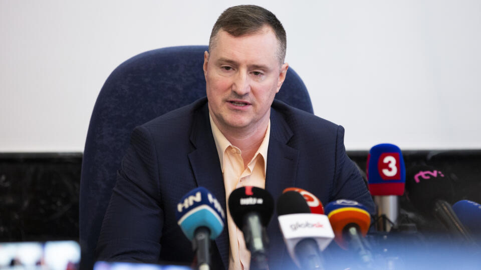 Na snímke brífing prvého námestníka generálneho prokurátora SR Petra Šufliarskeho 28. marca 2019 v Bratislave. FOTO TASR – Jaroslav Novák