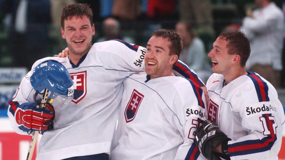 Slovenskí hokejoví majstri sveta.