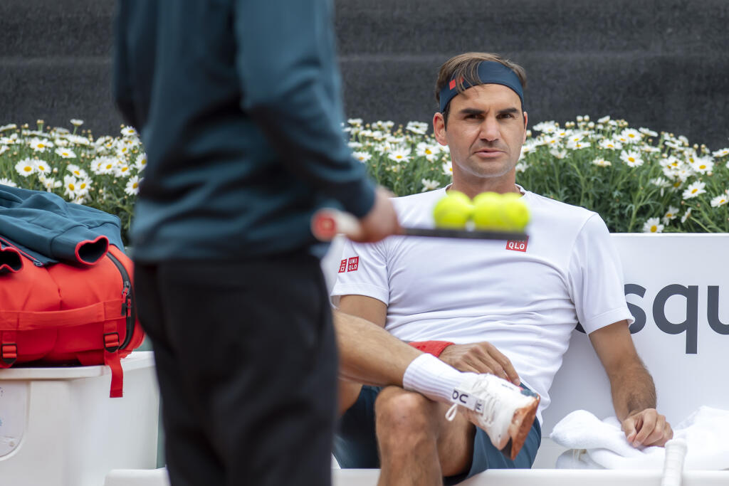 Roger Federer sa pripravuje na turnaj v Ženeve.