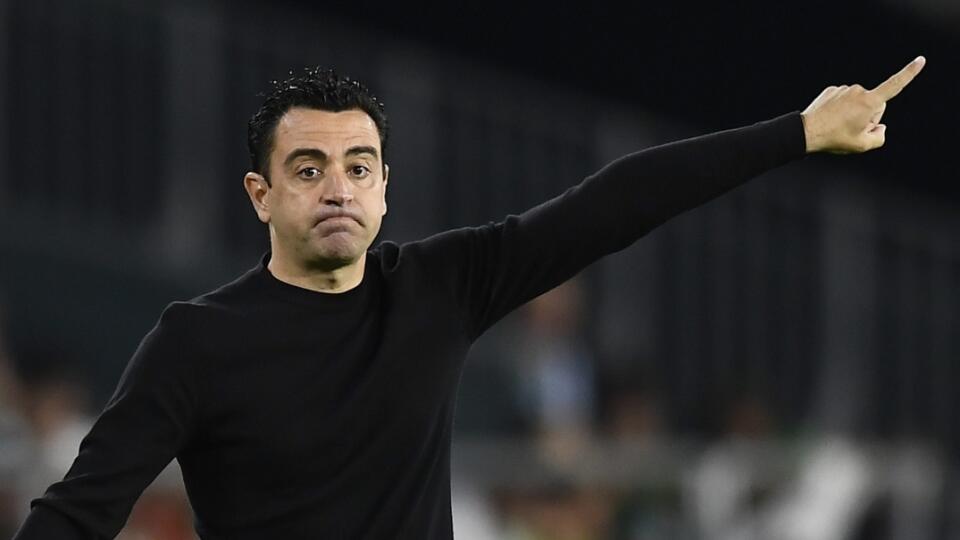 Tréner FC Barcelona Xavi Hernandez.