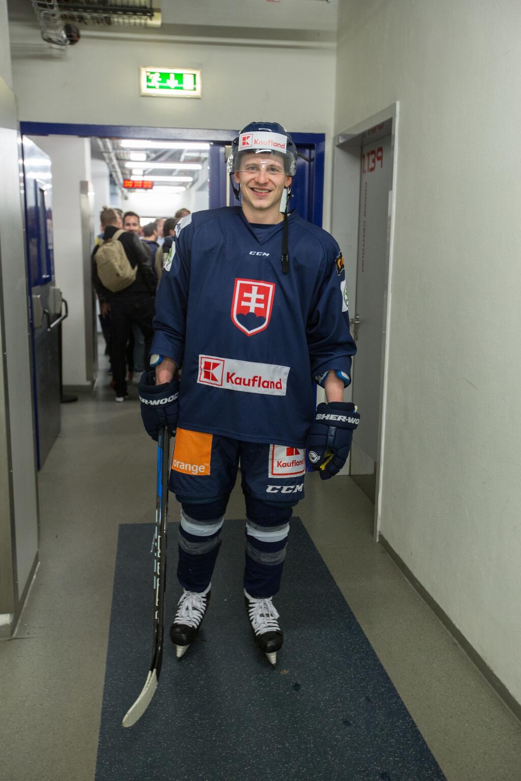 Slovenský reprezentant Dávid Bondra v príprave na MS.