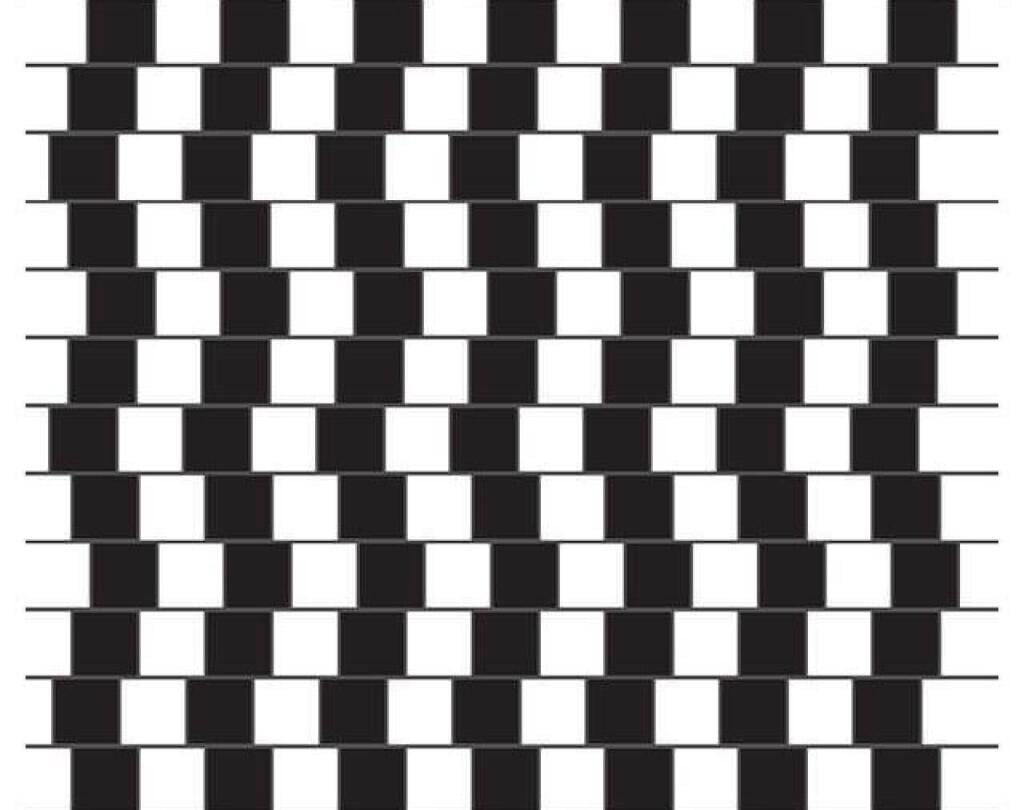 Оптические иллюзии с параллельными прямыми