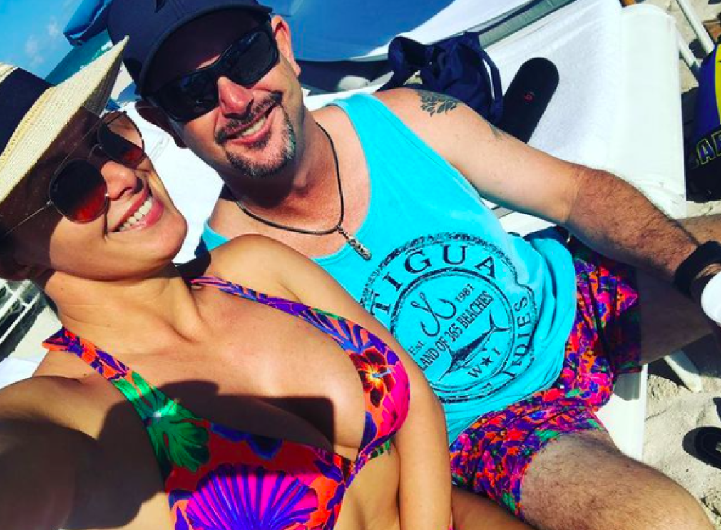 Rory Sabbatini s manželkou Martinou, vďaka ktorej sa rozhodol reprezentovať Slovensko.