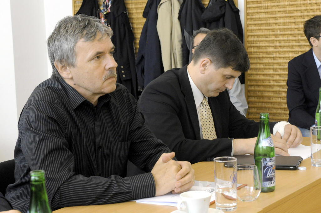Publicista Juraj Hrabko (vľavo)