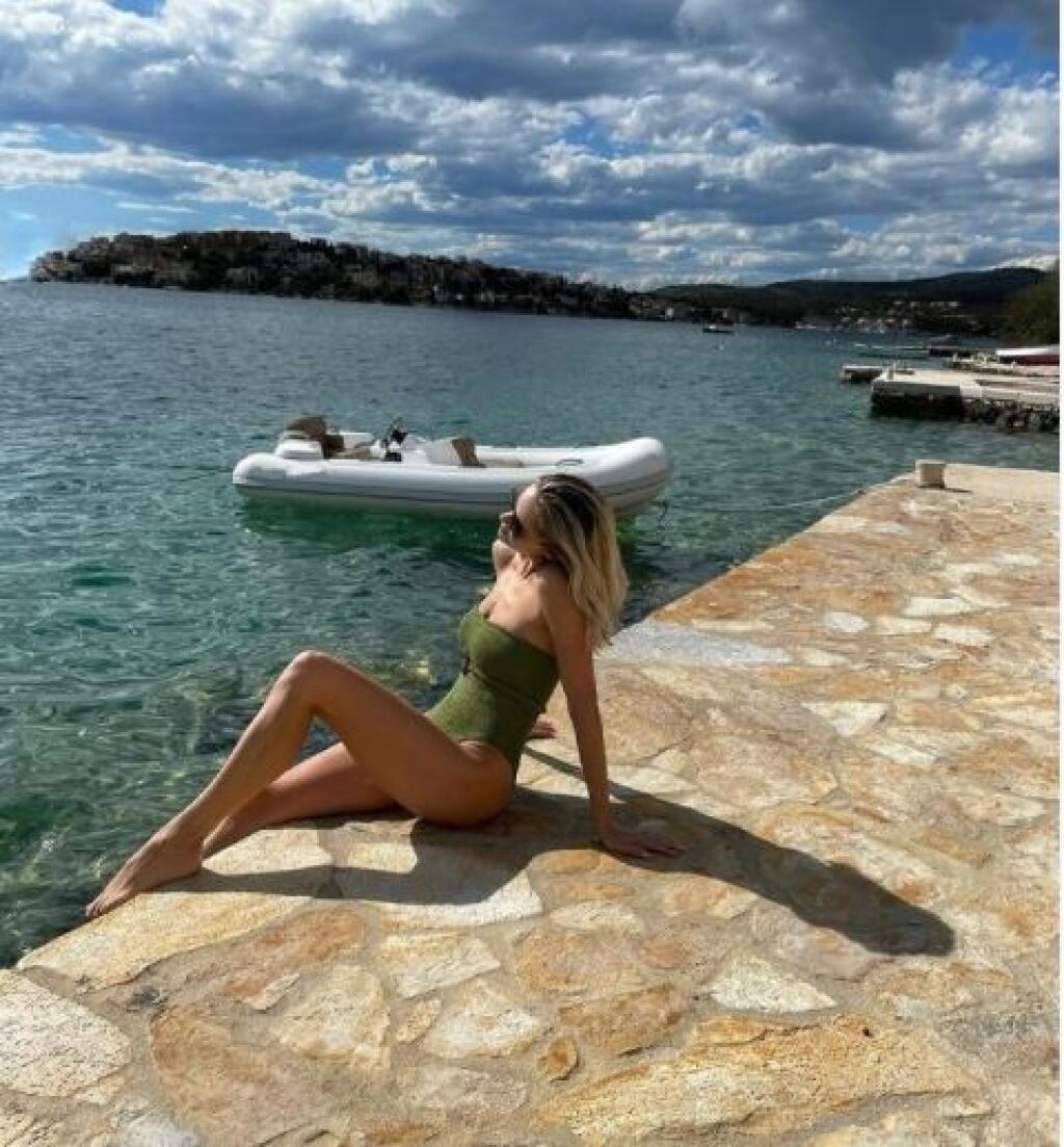 Ivana Gáborík počas dovolenky v Chorvátsku.
