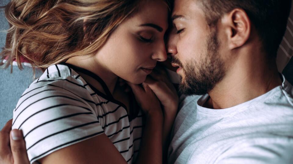 Loving Couple In Consoling Embrace