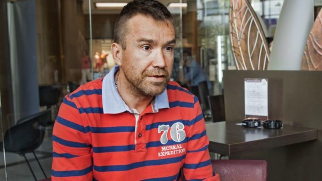 Žigmund Pálffy pri jednom z rozhovorov.