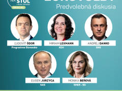Sledujte NAŽIVO: Diskusia lídrov kandidátok politických strán k eurovoľbám
