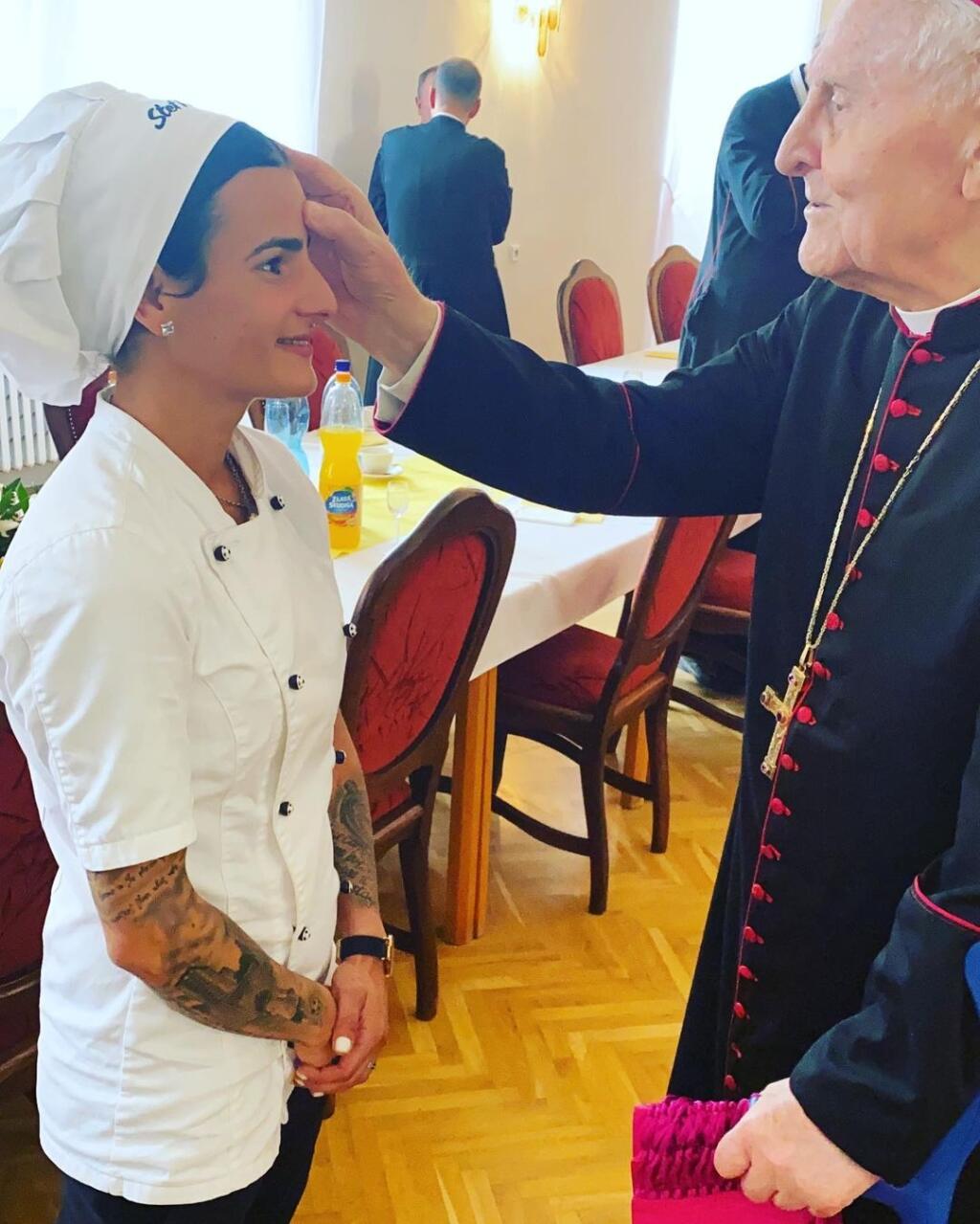 Nad možnosťou variť pre pápeža počas jeho návštevy v Bratislave ani chvíľu neváhala.
