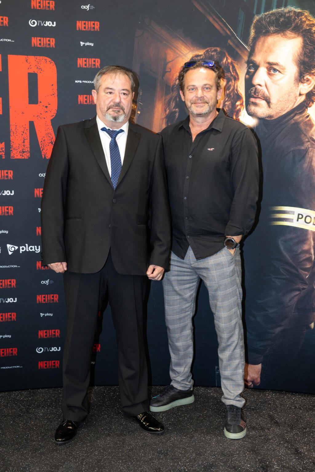 NEUER premiéra serialu TV JOJ na snímke Václav Neuer a Marián Miezga