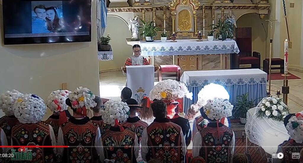 Príhovor smútočnému zhromaždeniu.