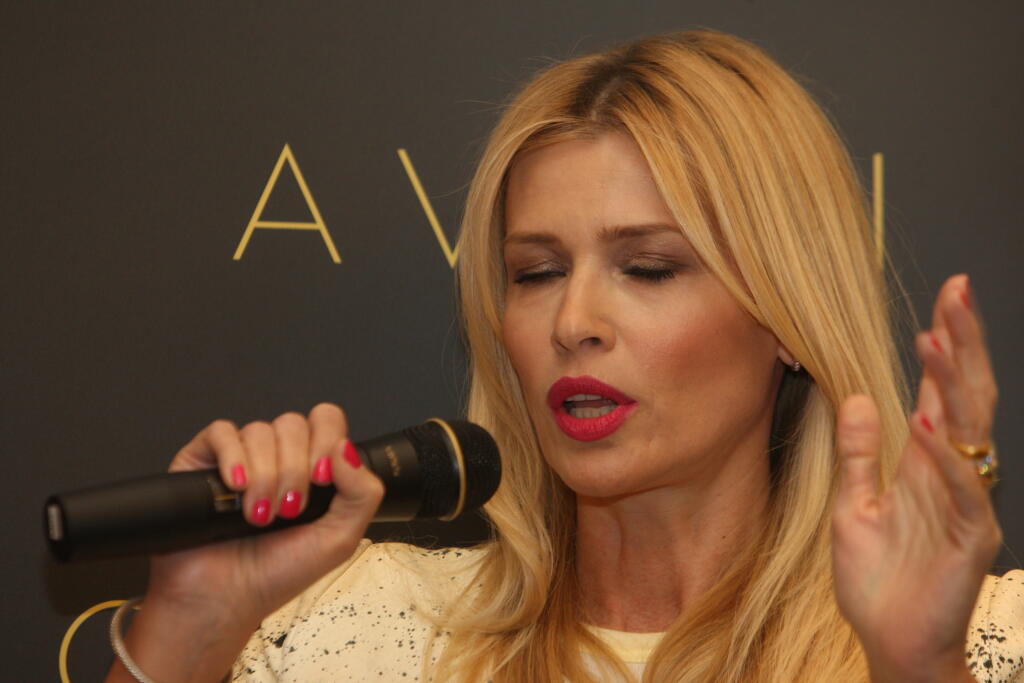 Daniela Peštová na TK Avon v hoteli Kempinski