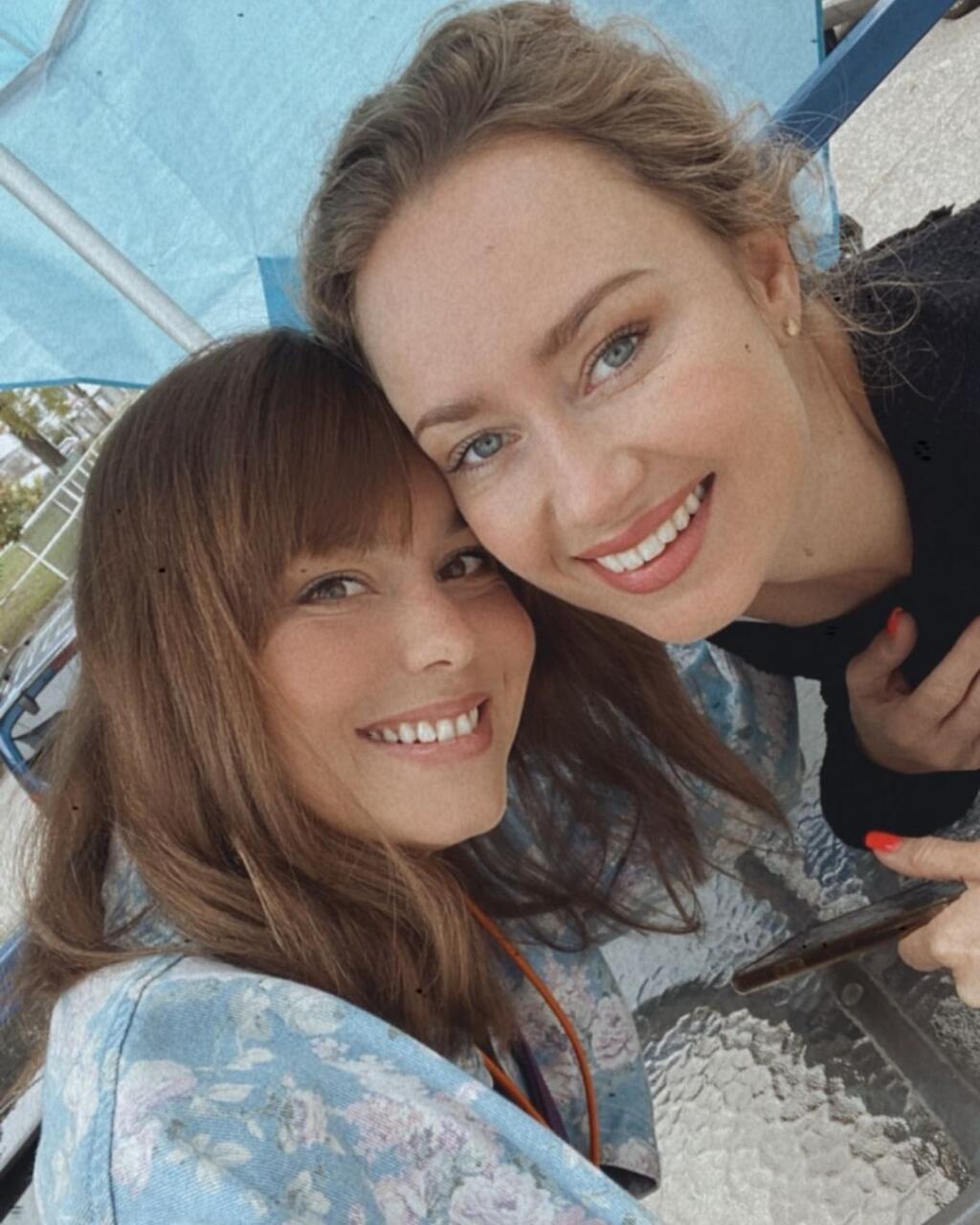 Dominika s kamarátkou a kolegyňou Natáliou Puklušovou