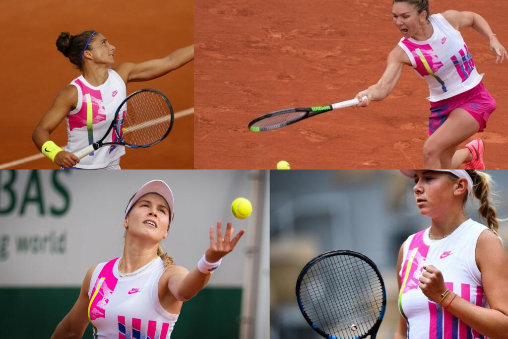 Rovnaké tričko si v jeden deň naraz obliekli aj Talianka Sara Erraniová, Rumunka Simona Halepová, Kanaďanka Eugenie Bouchardová a Amanda Anisimová z USA.