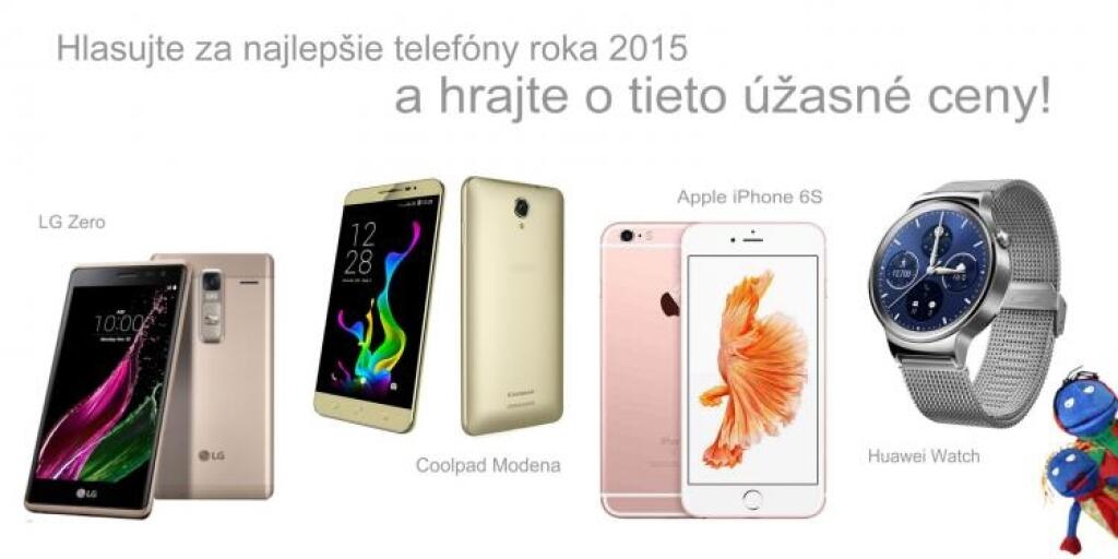 Hlasujte v ankete Mobil roka 2015 powered by O2 a hrajte o skvelé ceny